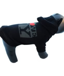 Monkey Daze Designer Dog Apparel - I love NY Hoodie - Color: Black, Size: S - 5