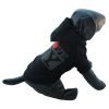 Monkey Daze Designer Dog Apparel - I love NY Hoodie - Color: Black, Size: S - 4
