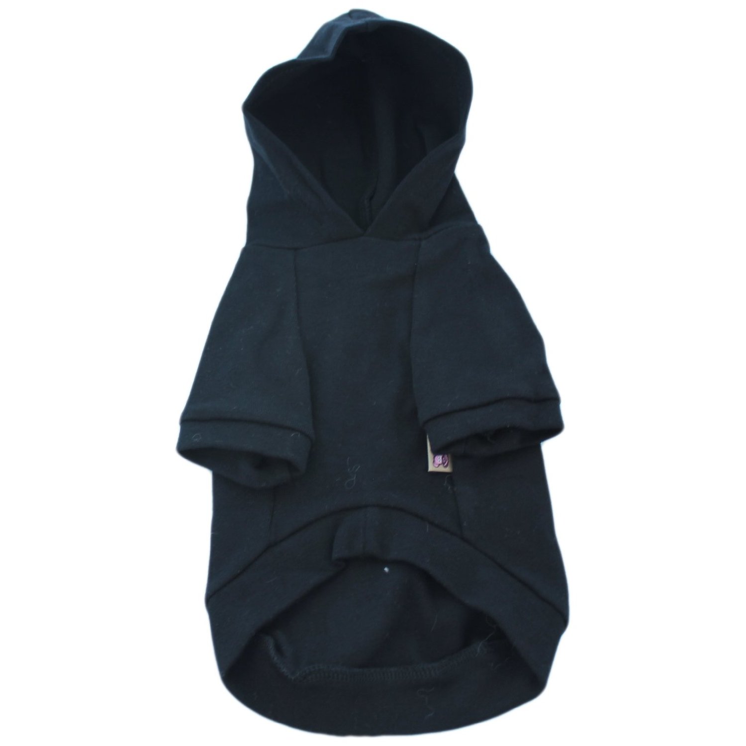 Monkey Daze Designer Dog Apparel - I love NY Hoodie - Color: Black, Size: S - 1
