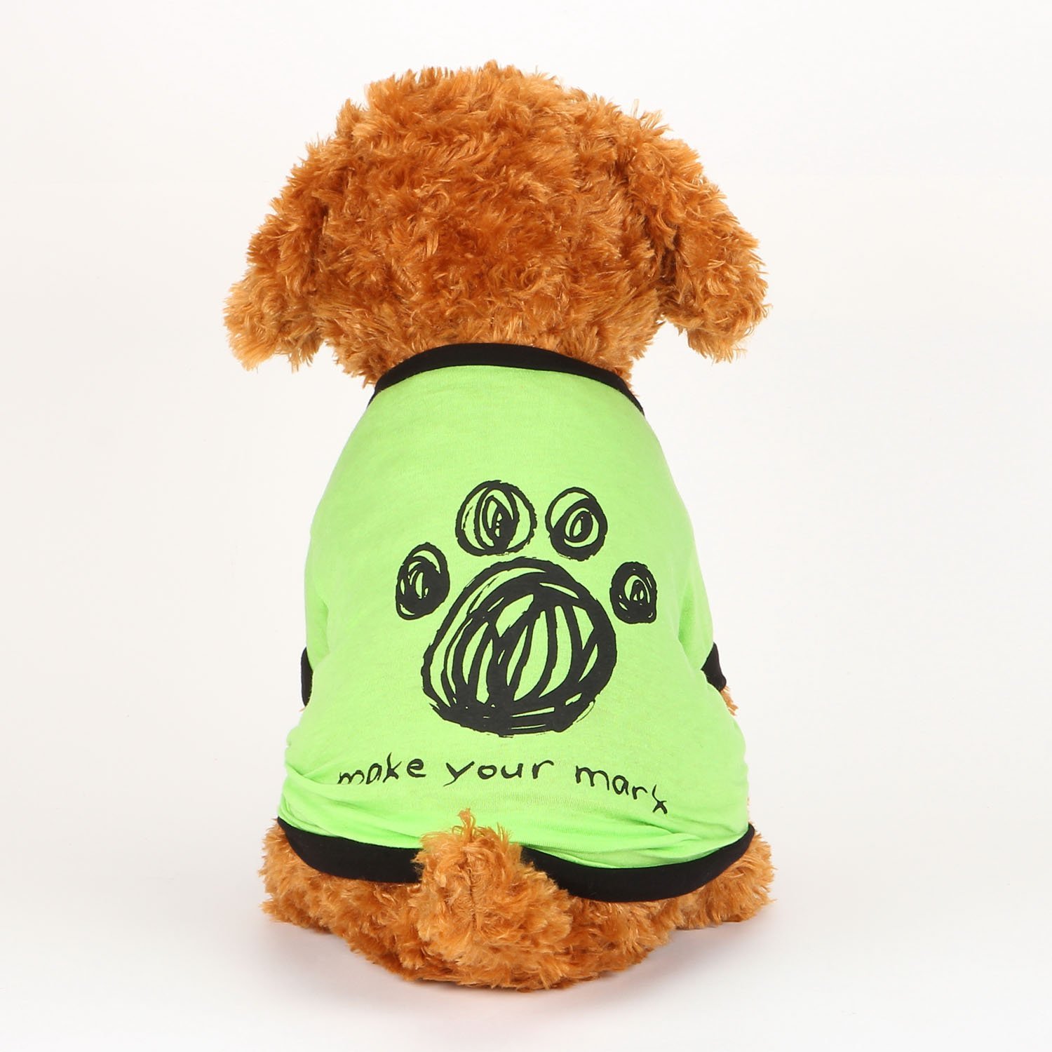 Commoditier Green Paw Summer Dog Outfit Dresses for Dogs Small Dog