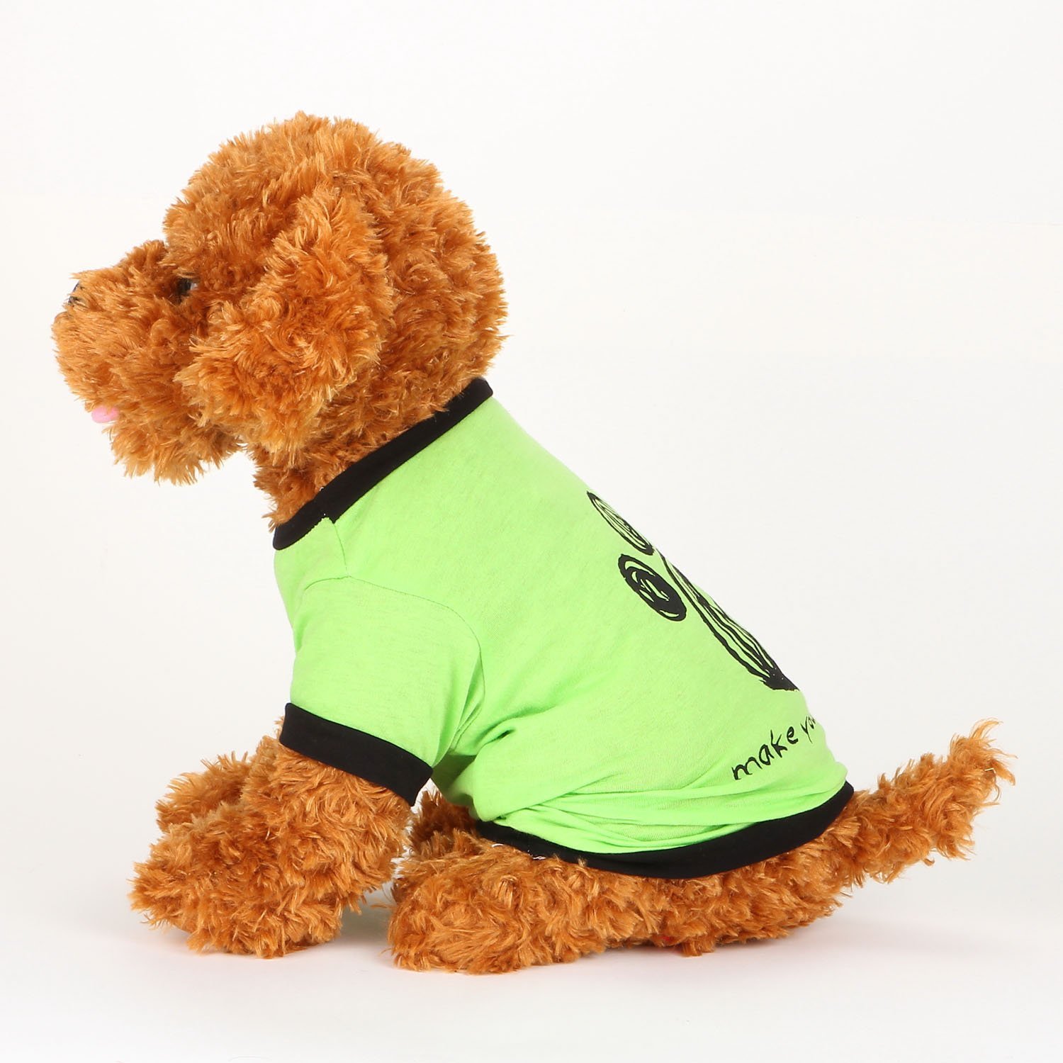 Commoditier Green Paw Summer Dog Outfit Dresses for Dogs Small Dog