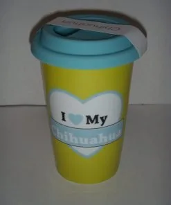 LittleGifts Double Wall Mug, Chihuahua 2