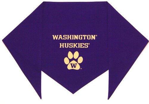 University of Washington Huskies Bandana (S) Ties on 9" - 10" neck - 1