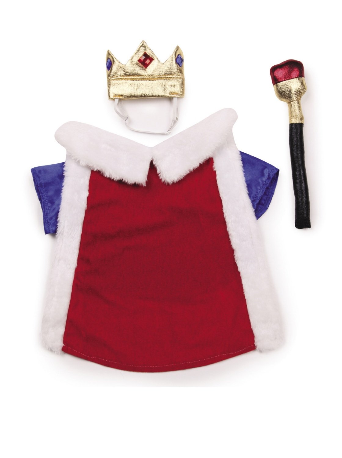 Zack & Zoey Royal Pup Pet Costume - Red - 1