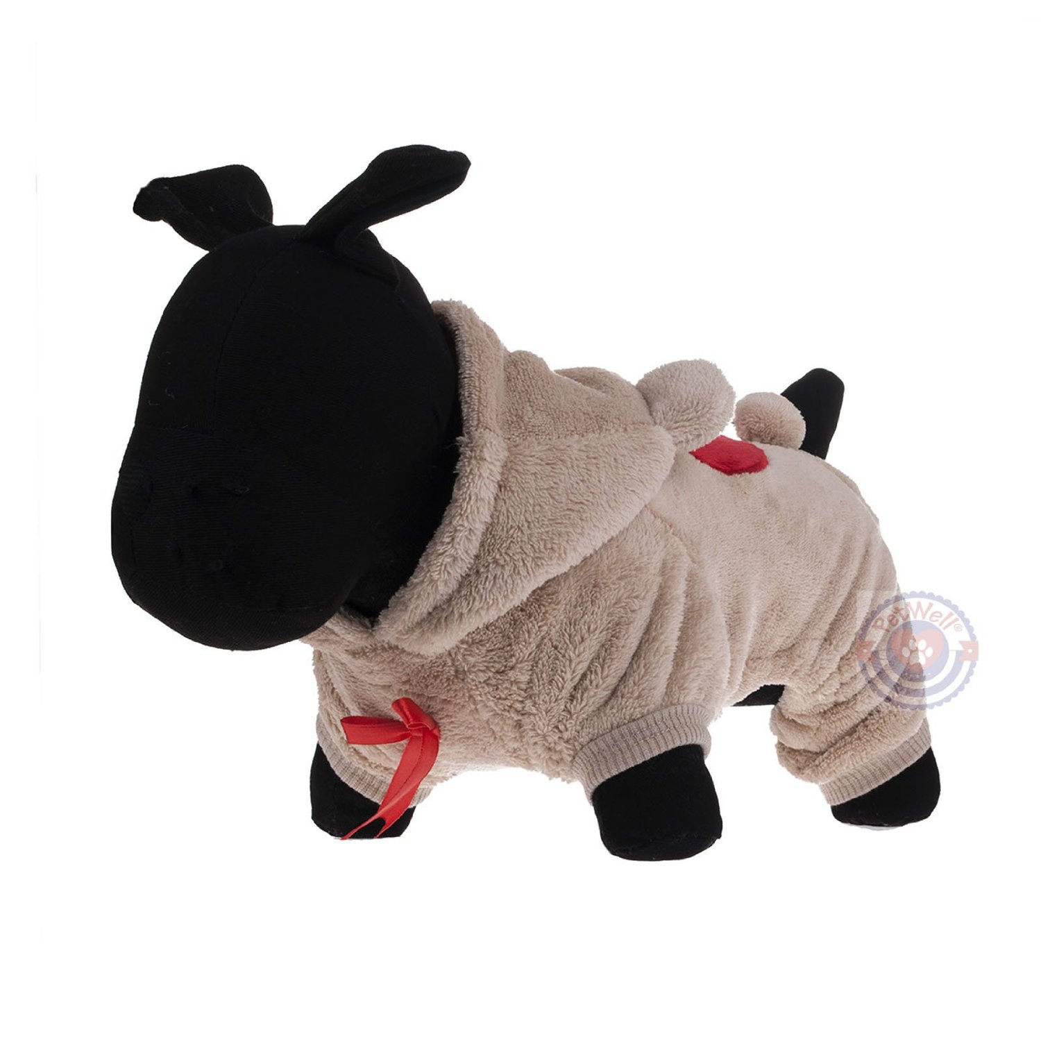 PetWell Pet Dog Bear Type Warm Fleece Hooded Coat Jumpsuit - 6