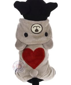 PetWell Pet Dog Bear Type Warm Fleece Hooded Coat Jumpsuit - 5