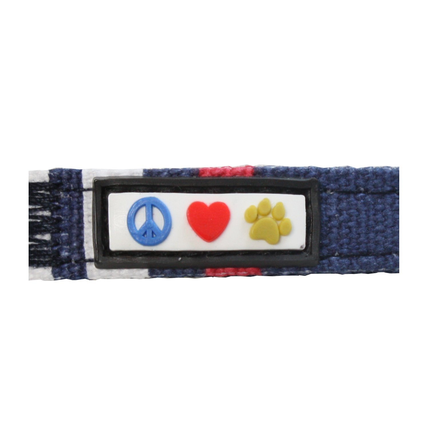Pawtitas Polyester Dog Collar Multicolor Red 4 Pawtitas Polyester Dog Collar Multicolor Red 4