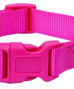 Classic Durable Pet Collars for Dogs Pink