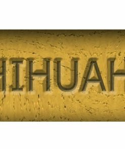 Imagine This 7-Inch by 2-1/4-Inch Car Magnet Biscuit Bones, Love Chihuahuas