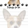 "Chihuahua Magnetic List Pads" Uniquely Shaped Sticky Notepad
