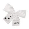 Weddingstar Best Pet Wedding Bow, White with Black Embroidery