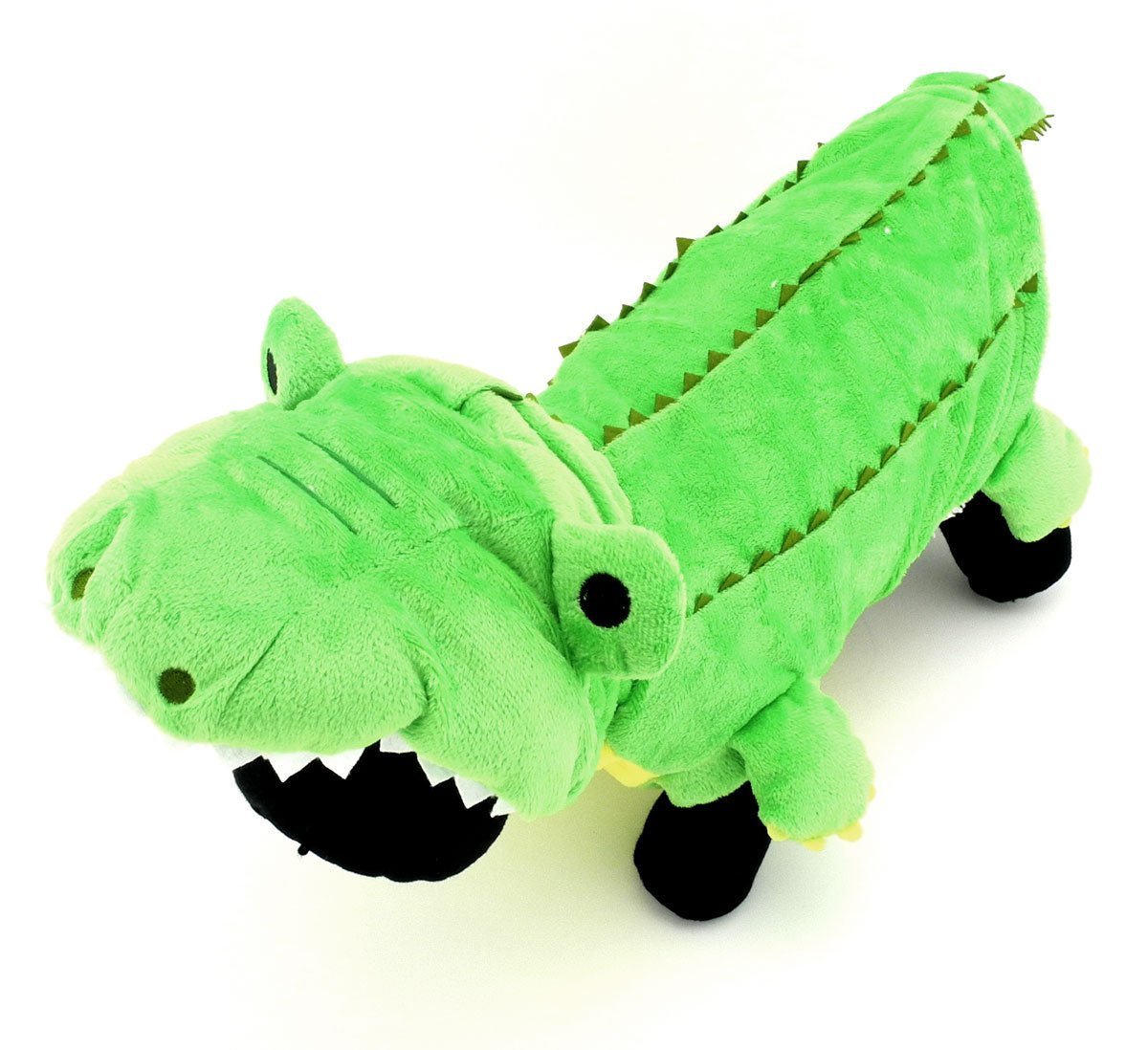 ESINGYO Pet Puppy Apparel Small Dog Cat Clothes Warm Fleece Crocodile Halloween Costume Party Clothing Green 3