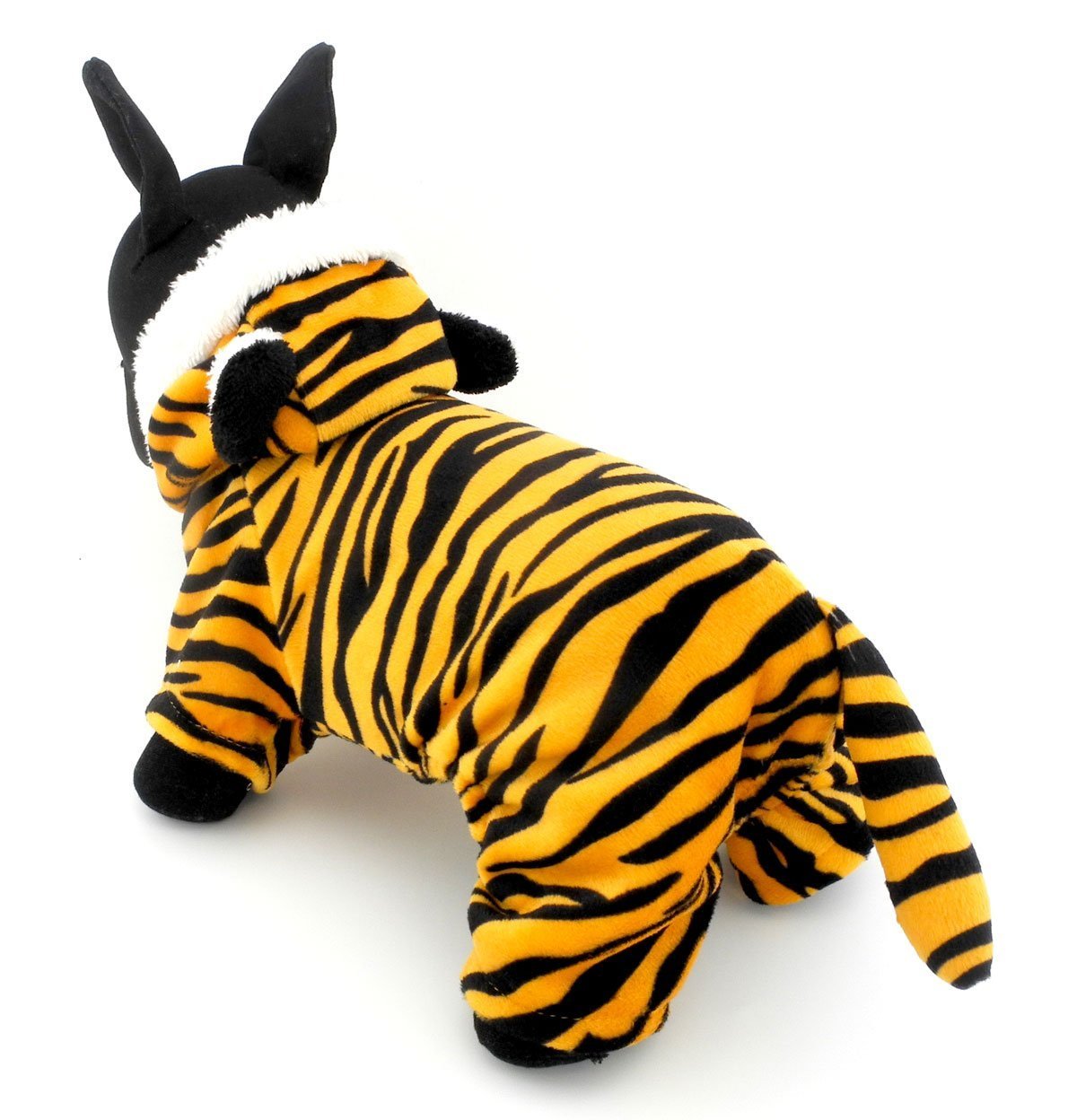ESINGYO Pet Puppy Apparel Small Dog Cat Clothes Warm Fleece Tiger Halloween Costume Party Clothing 2