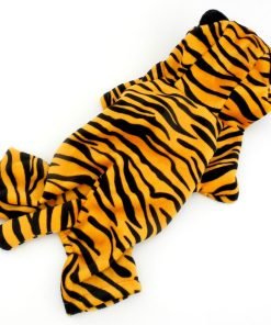 ESINGYO Pet Puppy Apparel Small Dog Cat Clothes Warm Fleece Tiger Halloween Costume Party Clothing 3