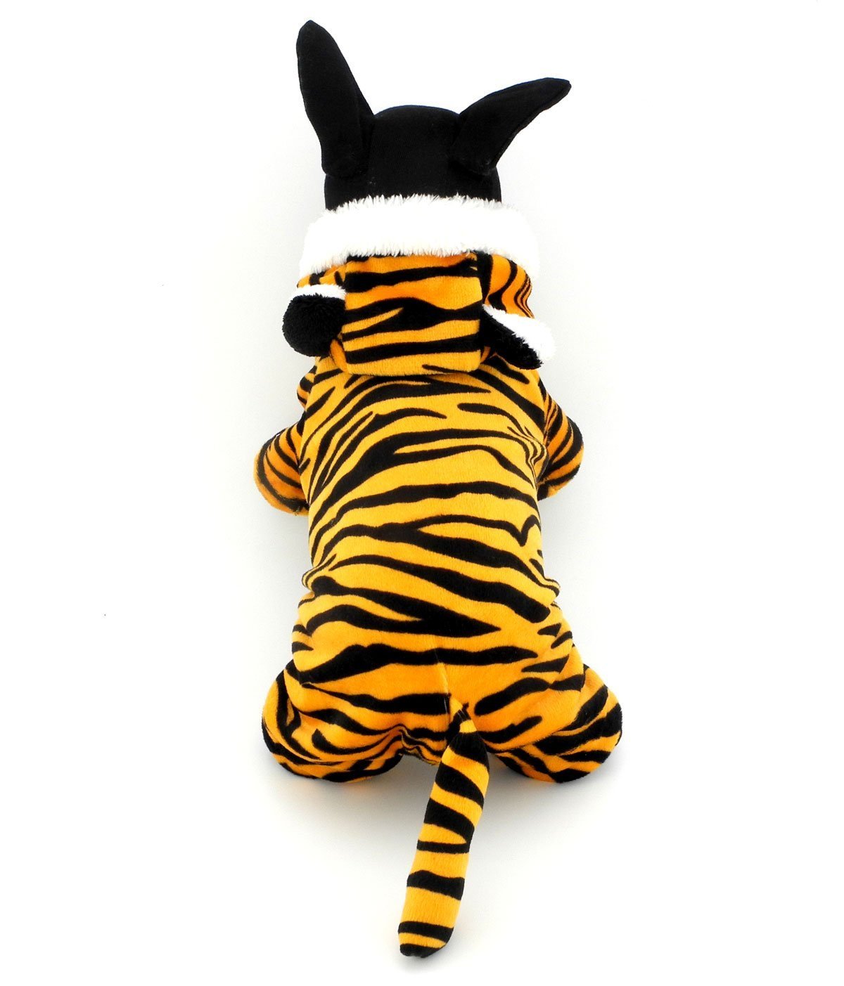 ESINGYO Pet Puppy Apparel Small Dog Cat Clothes Warm Fleece Tiger Halloween Costume Party Clothing 5