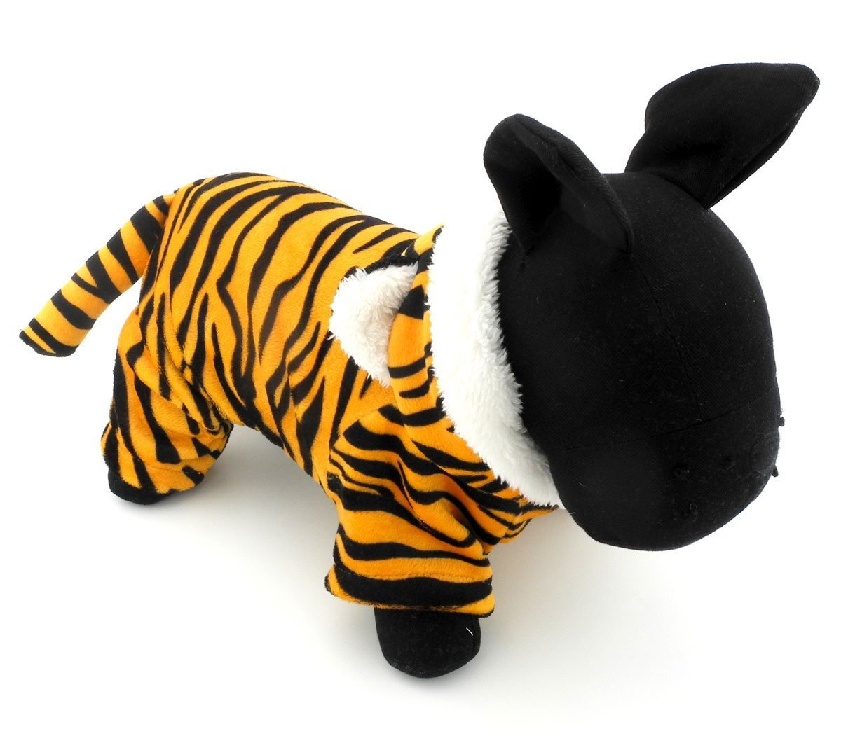 ESINGYO Pet Puppy Apparel Small Dog Cat Clothes Warm Fleece Tiger Halloween Costume Party Clothing 8