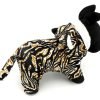 ESINGYO Pet Puppy Apparel Small Dog Cat Clothes Warm Fleece Tiger Halloween Costume Party Clothing Black