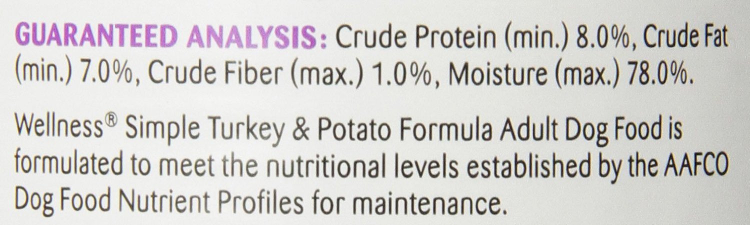 Wellness Simple Natural Limited Ingredient Wet Canned Dog Food, 12.5-Ounce Can (Pack of 12) 5