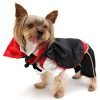 eSingyo Black Red Vampire Costume Halloween Party Photo Jumpsuit Cloak Coat Small Pet Dog Clothes