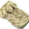 Puppy Dog Coats Cute Soft Plush Warm Winter Dog Hoodie Small Dog Clothes, Light Brown, XS