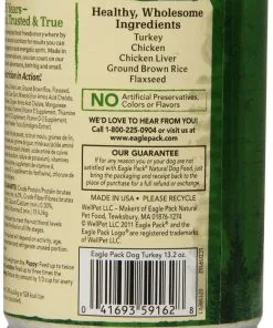 Eagle Pack Natural Wet Canned Dog Food, Turkey Formula, 13.2-Ounce Can (Value Pack of 12) 2