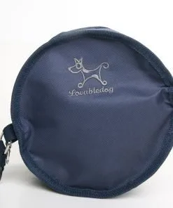 Folding Collapsible Travel Food and Water Bowl for Pets Dogs Cats (Special Edition - Blue)