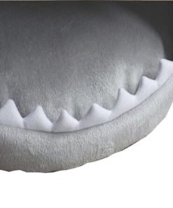 Dog Cat Puppy Pet Shark Cave Bed Mat Nesting Rest Knit Cotton Soft Warm Removable Cushion Mat Dog Puppy Cat House 4