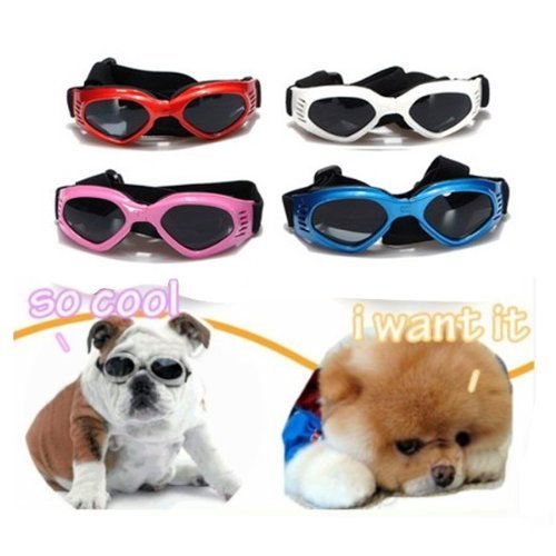 New Fashionable Water-Proof Multi-Color Pet Dog Sunglasses Eye Wear Protection Goggles Small 4