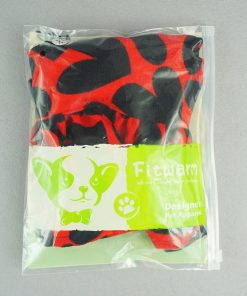 Fitwarm Adorable Sweat Heart Ribbon Pet Dog Dress Clothes Shirts, Red 6