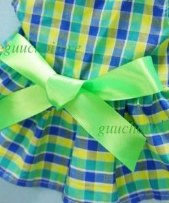 Fitwarm Casual Plaid Dog Dress Dog Clothes Cozy Dog Shirt Pet Dress 3
