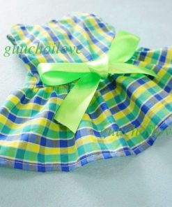 Fitwarm Casual Plaid Dog Dress Dog Clothes Cozy Dog Shirt Pet Dress 4