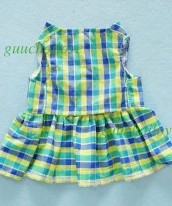 Fitwarm Casual Plaid Dog Dress Dog Clothes Cozy Dog Shirt Pet Dress 5