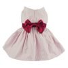 Fitwarm Elegant Ribbon Pet Clothes for Dog Dress Vest Shirts Apparel, Red
