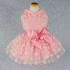 Fitwarm Fairy Pink Princess Pet Clothes for Dog Tutu Wedding Dress Shirts, Pink