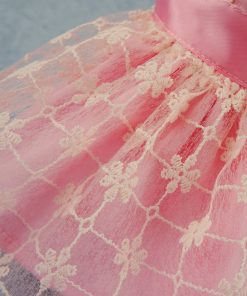 Fitwarm Fairy Pink Princess Pet Clothes for Dog Tutu Wedding Dress Shirts, Pink 4