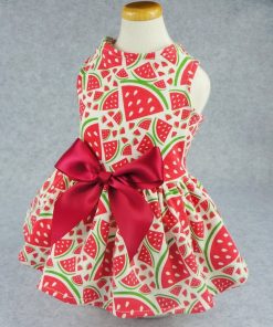 Fitwarm Sweetie Watermelon Pet Clothes for Dog Dress Sundress Shirts - Red 3