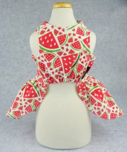 Fitwarm Sweetie Watermelon Pet Clothes for Dog Dress Sundress Shirts - Red 4