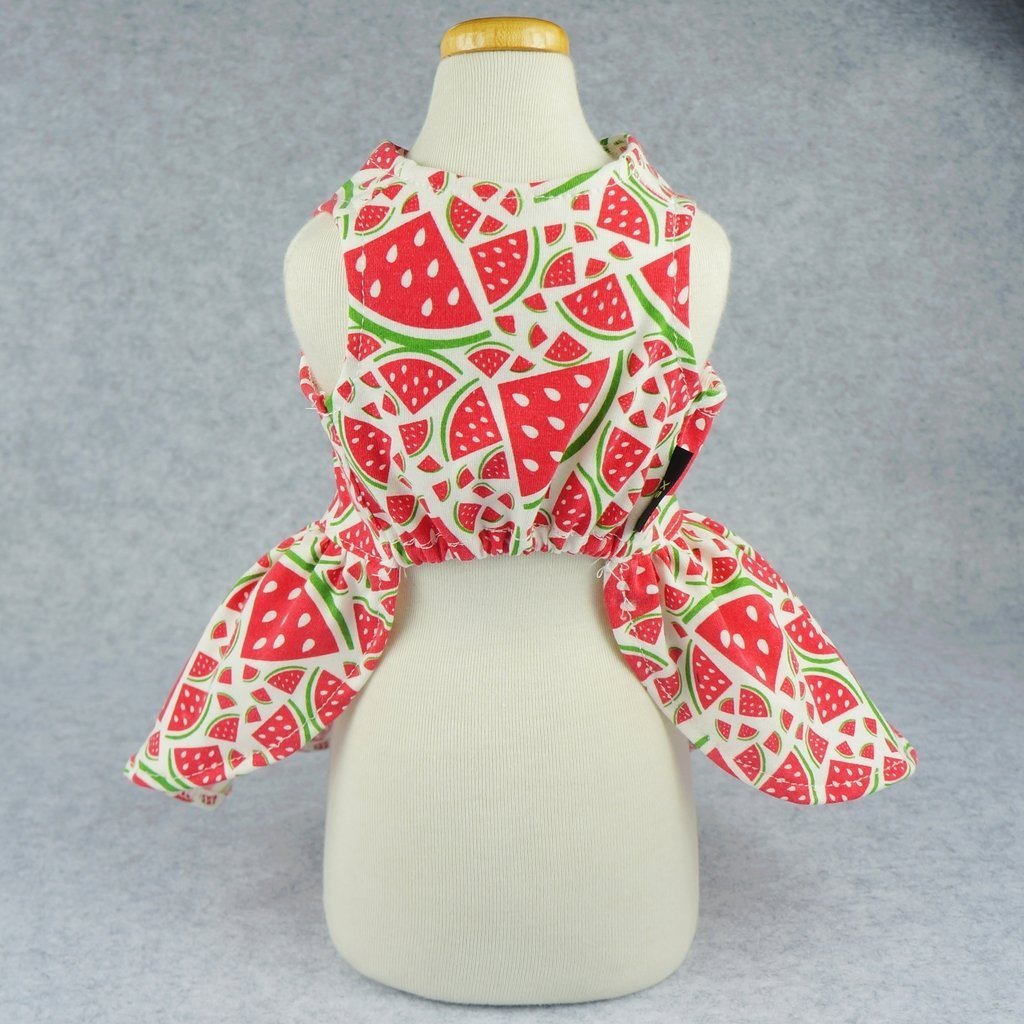 Fitwarm Sweetie Watermelon Pet Clothes for Dog Dress Sundress Shirts - Red 4