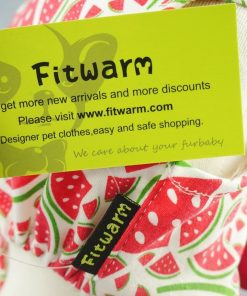 Fitwarm Sweetie Watermelon Pet Clothes for Dog Dress Sundress Shirts - Red 5