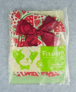 Fitwarm Sweetie Watermelon Pet Clothes for Dog Dress Sundress Shirts - Red 6