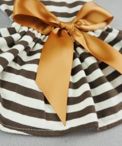 Fitwarm® Comfy Cotton Striped Pet Dress Casual Holiday Dog Shirts Clothes Apparel 3
