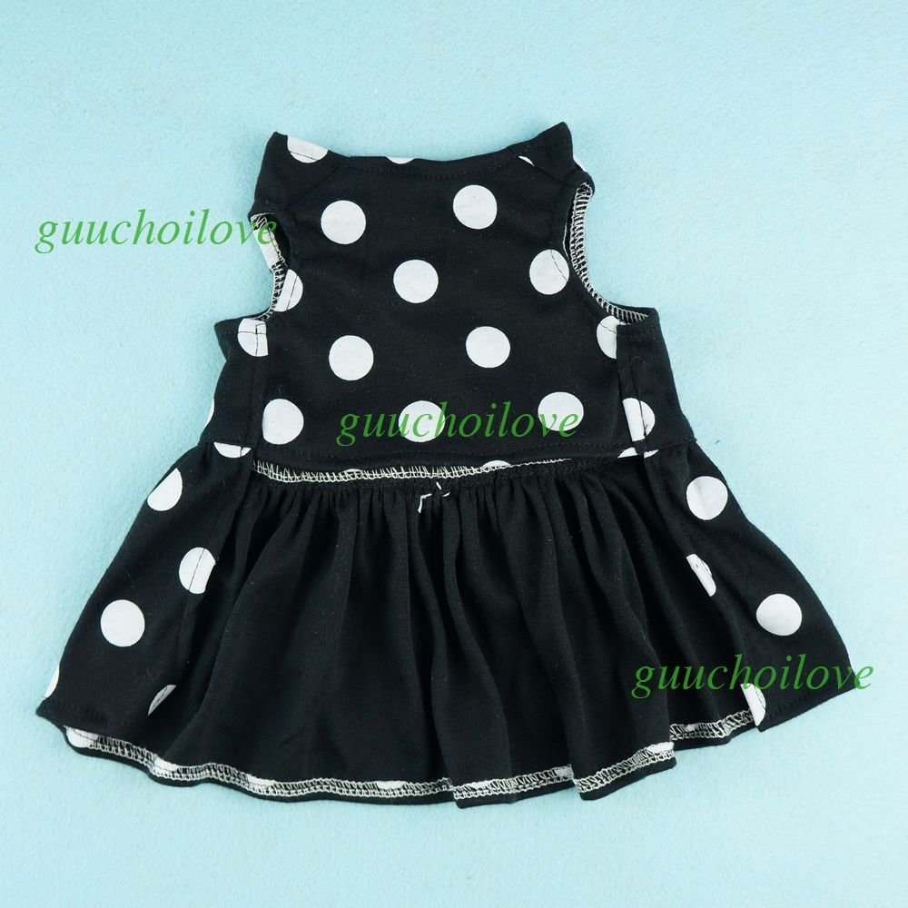 Fitwarm® Cute Polka Dot Ribbon Dog Dress Dog Clothes Cozy Dog Shirt Pet Dress 5