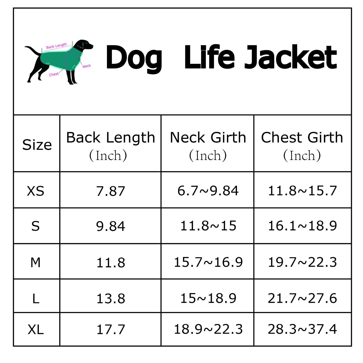 PetCee Dog Life Jacket Quick Release Easy-Fit Adjustable Pet Saver Life Jacket Dog Life Preserver Dog Life Vest 3