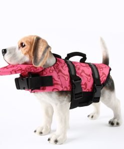 PetCee Dog Life Jacket Quick Release Easy-Fit Adjustable Pet Saver Life Jacket Dog Life Preserver Dog Life Vest 4