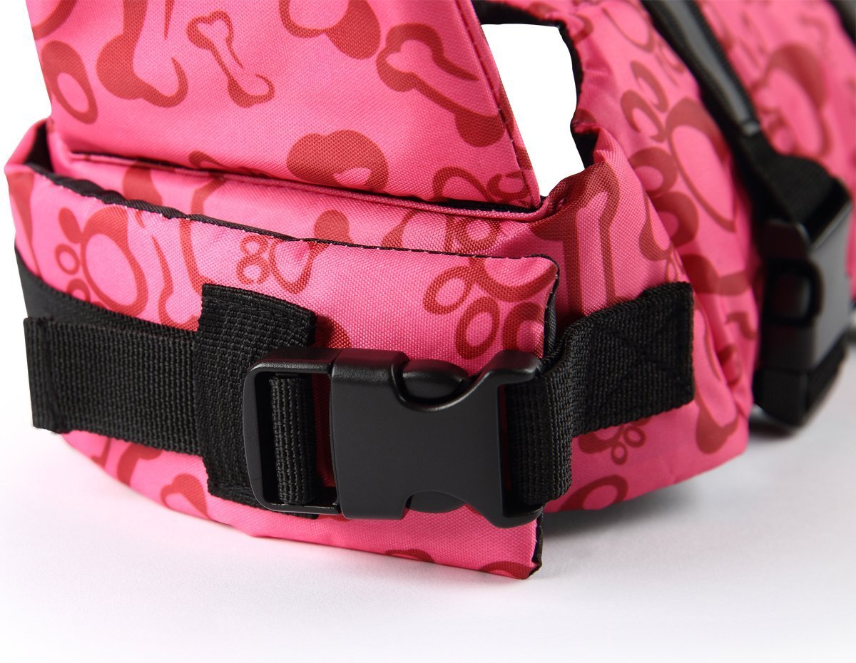PetCee Dog Life Jacket Quick Release Easy-Fit Adjustable Pet Saver Life Jacket Dog Life Preserver Dog Life Vest 6