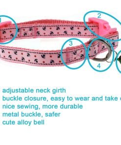 Cool Gentle Cat Kitten Dog Puppy Leading Leash and Collar Set Anchor Images for Cats Dogs Pets, 2 Pack 4
