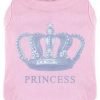 EXPAWLORER Prince Fashion Pet T-Shirt Small Dog Cat Vest Clothes Puppy Costumes for Chihuahua Yorkshire Terrier