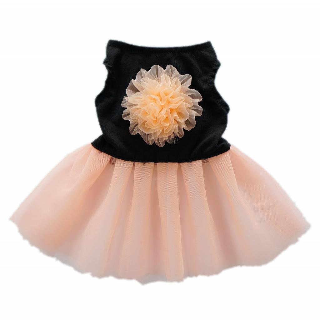 Fitwarm® Elgant Floral Dog Dress for Dog Tutu Stylish Dog Clothes Pet Dress