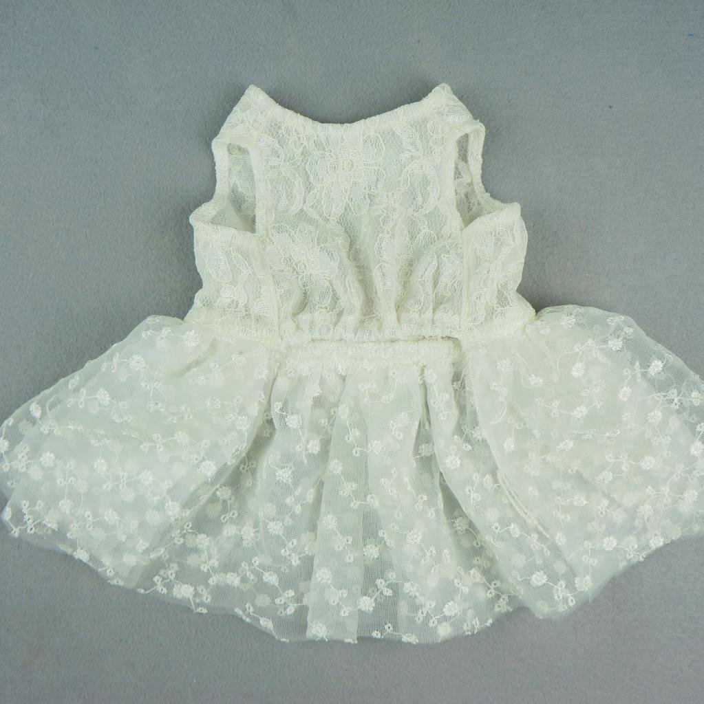 Fitwarm® High Quality Luxury Rose Lace Pet Dog Weddding Dress Bride Clothes Formal Apparel 5