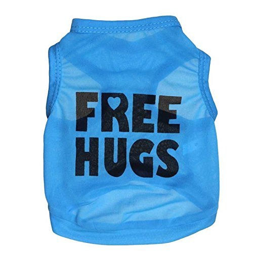 Ollypet Small Dog Tank Top Free Hugs Cool Cute Shirt for Pugs, Chihuahua Ollypet Small Dog Tank Top Free Hugs Cool Cute Shirt for Pugs, Chihuahua